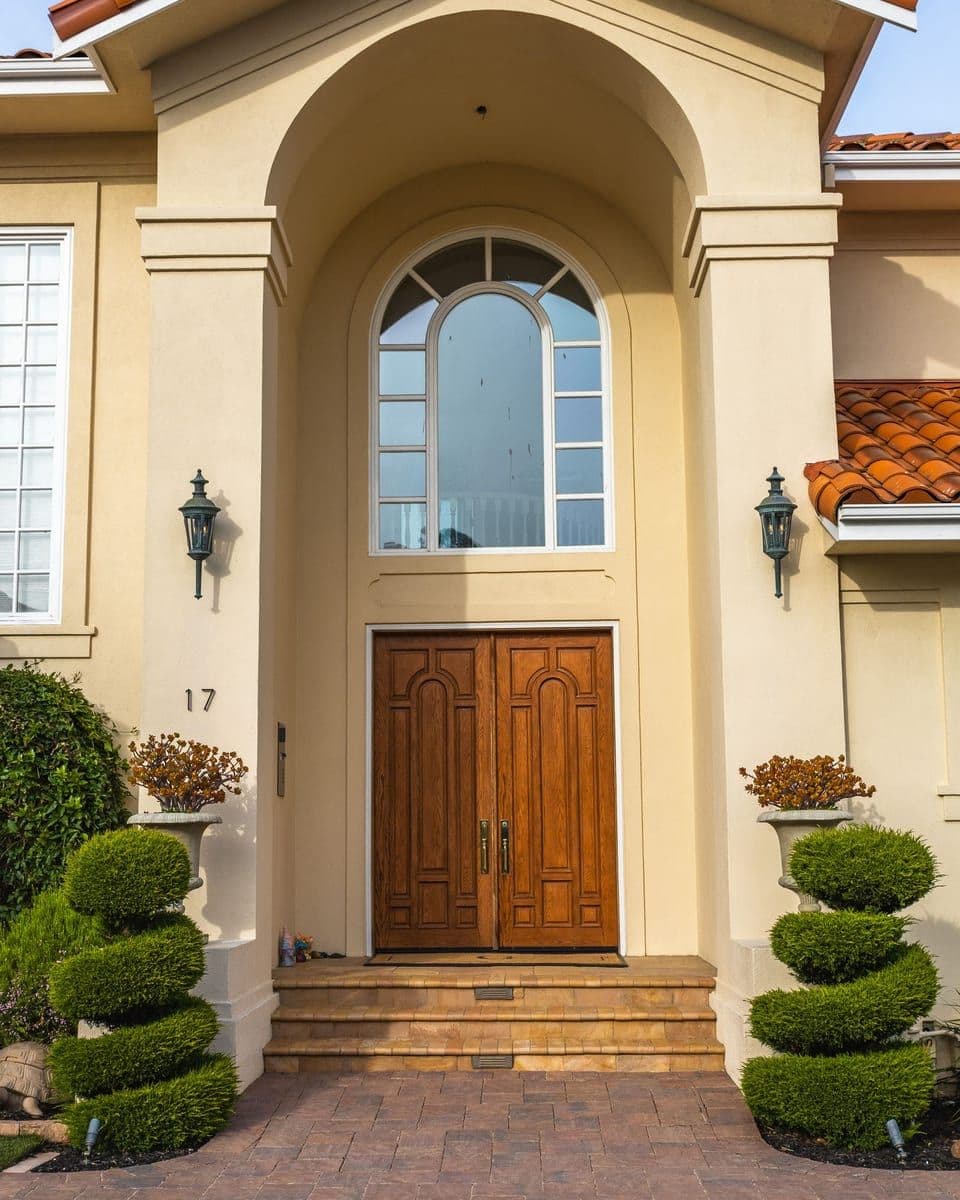 Double Entry Doors — example installation