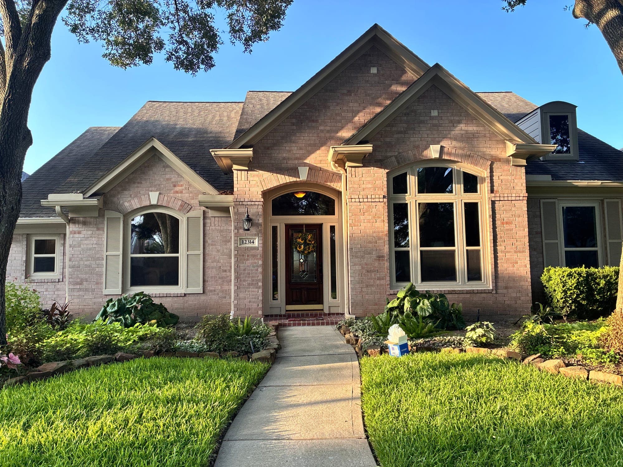 Replacement windows installed on a home near Porter, TX