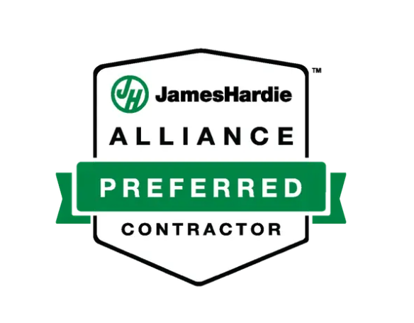 James Hardie Alliance Preferred Contractor badge